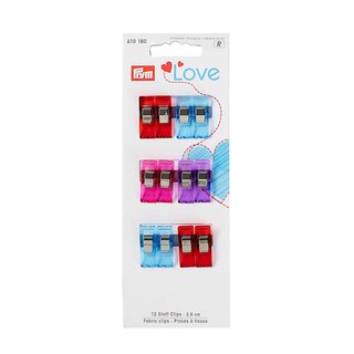Stoff Clips 12 Stück - PRYM LOVE