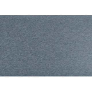French Terry hell jeansblau meliert
