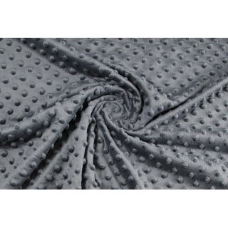 MINKY Fleece dunkelgrau