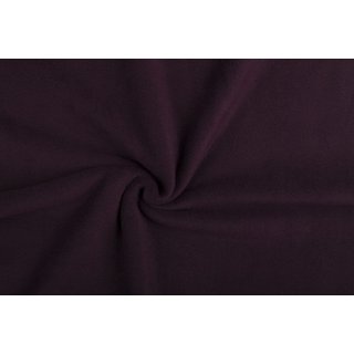 Antipilling Fleece aubergine dunkel