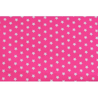 Baumwolle Sterne 10mm pink