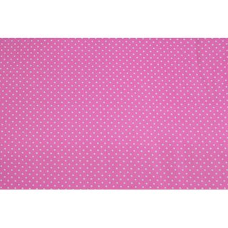 Baumwolle Punkte 2mm rosa