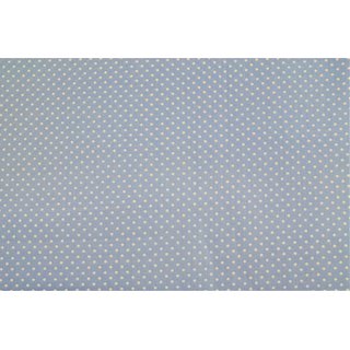 Baumwolle Punkte 2mm hellblau