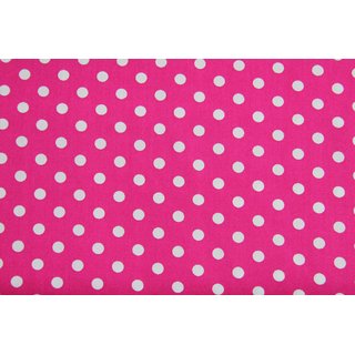 Baumwolle Punkte 6mm pink