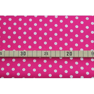 Baumwolle Punkte 6mm pink