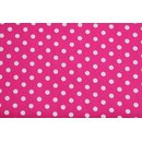 Baumwolle Punkte 6mm pink