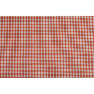 Baumwolle Vichy-Karo 5mm orange