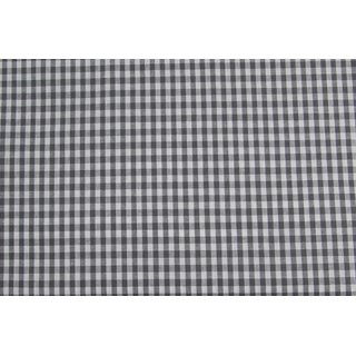 Baumwolle Vichy-Karo 5mm grau