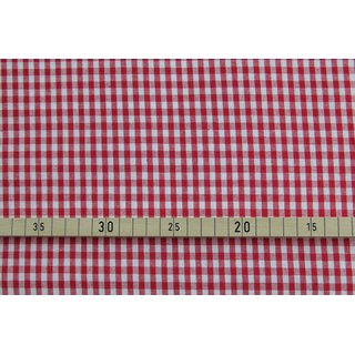 Baumwolle Vichy-Karo 5mm rot