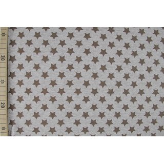French Terry Sterne beige meliert