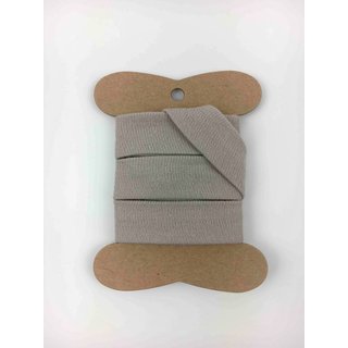 Jersey-Schrgband taupe