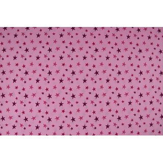 Baumwolle Sterne rosa
