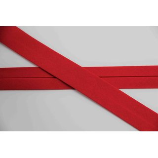 Schrägband Baumwolle BREIT 30mm rot