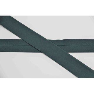 Schrägband Baumwolle BREIT 30mm dunkelgrün