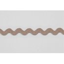 Zackenlitze Baumwolle 10mm beige