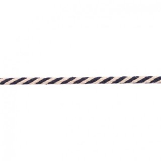 Kordel 8mm 2-farbig dunkelblau