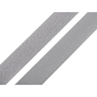 Klettband 20mm grau