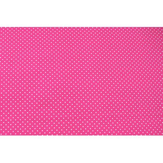 Baumwolle Punkte 2mm pink