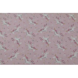 Baumwolle Einhorn rosa