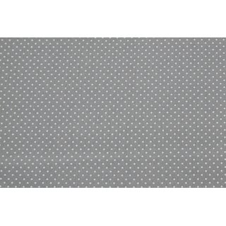 Baumwolle Mini-Punkte taupe