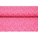 Jersey NEON pink meliert Sternzeichen