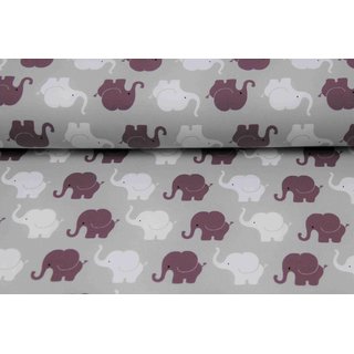 Jersey Elefanten Parade grau-violett/aubergine