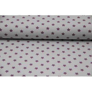 Jersey Parade Sterne grau-violett/aubergine