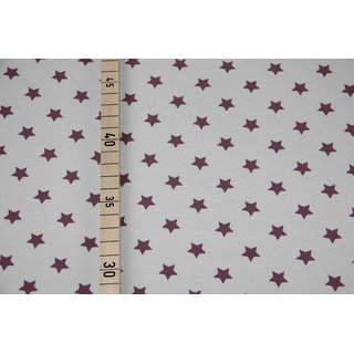 Jersey Parade Sterne grau-violett/aubergine