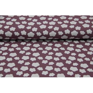 Jersey Parade Mini-Wolken aubergine