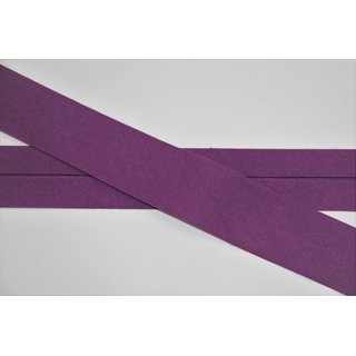 Schrgband Baumwolle BREIT 30mm lila dunkel