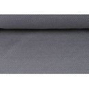 Jacquard feine Punkte grau/weiss