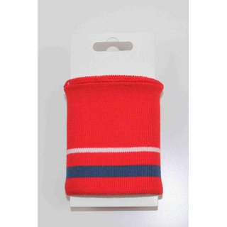 CUFF Bndchen schmale Streifen rot