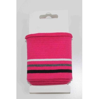 CUFF Bndchen schmale Streifen pink