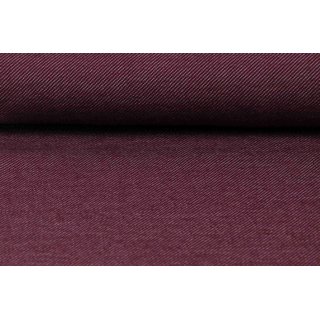 Jersey Jeans-Optik bordeaux dunkel