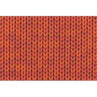 Jersey gedrucktes Strickmuster rost/orange