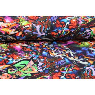 Sweat Digitalprint Graffiti bunt