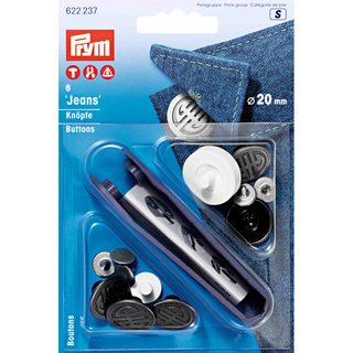 PRYM Jeansknpfe Artdeco 20mm 6 Stck