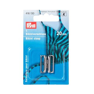 PRYM Bikiniverschluss 12mm silberfarbig matt 1 Stck