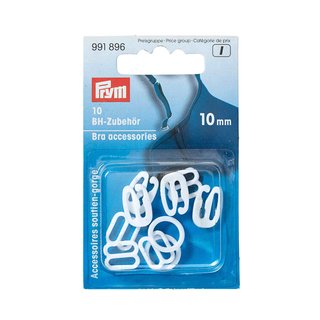 PRYM BH-Zubehr Kunststoff 10mm transparent sortiert 10 Stck