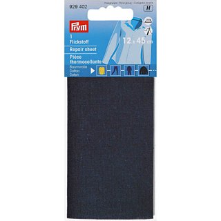 PRYM Baumwoll-Flickstoff zum bgeln 12x45cm marine 1 Stck