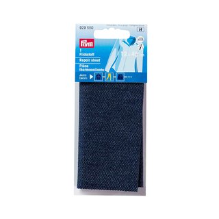 PRYM Jeans-Flickstoff zum bgeln 12x45cm dunkelblau 1 Stck