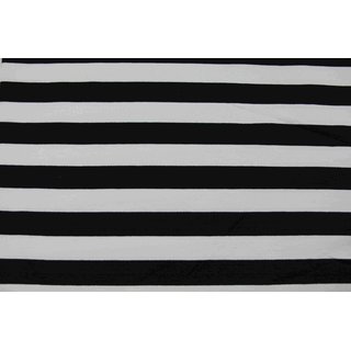 French Terry maritime Streifen breit weiss/dunkelblau