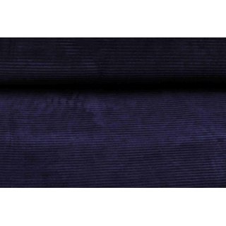 Cord-Jersey grob nachtblau
