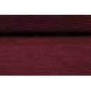 Cord-Jersey grob bordeaux dunkel