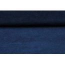 Cord-Jersey grob admiralblau