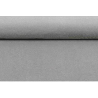 Cord-Jersey fein grau-beige hell