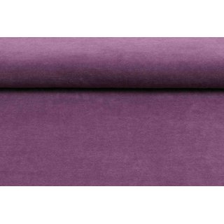 Cord-Jersey fein aubergine