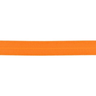 Elastisches Schrgband matt Rippe 20mm orange
