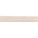 Elastisches Schrgband matt Rippe 20mm beige