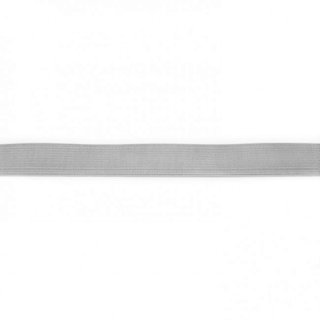 2m-STÜCK Gummiband Uni 20mm hellgrau